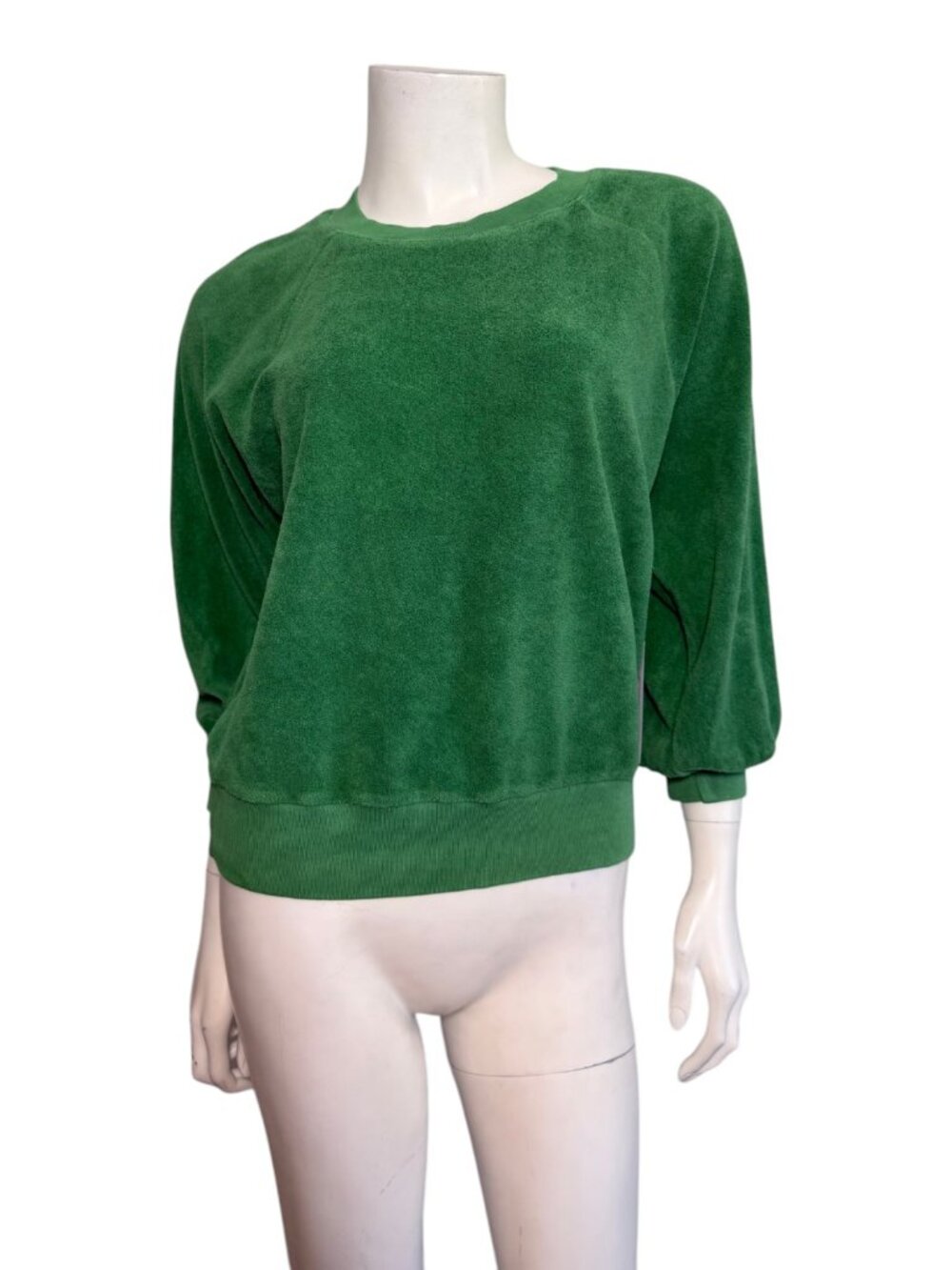 NWT HONORINE Liam Terry Sweatshirt in Grass Size S